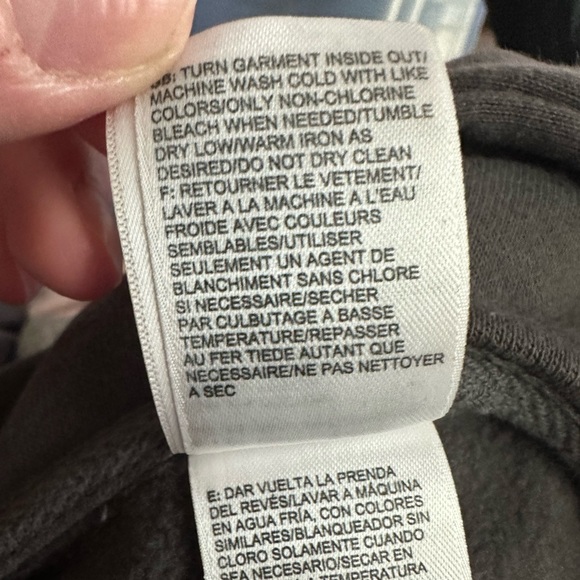 North face women’s sweatshirt hoodie grey medium - Picture 4 of 6